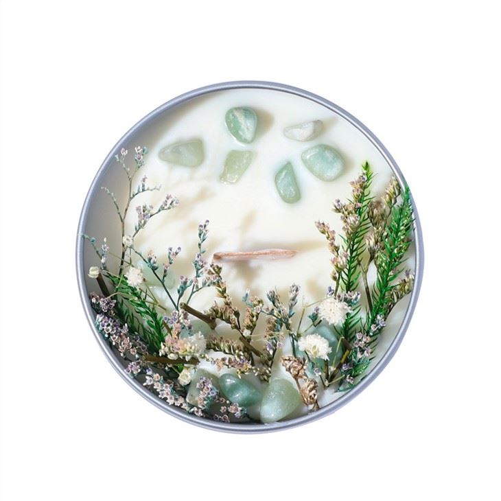 Luxury Dried Flower Scented Candles